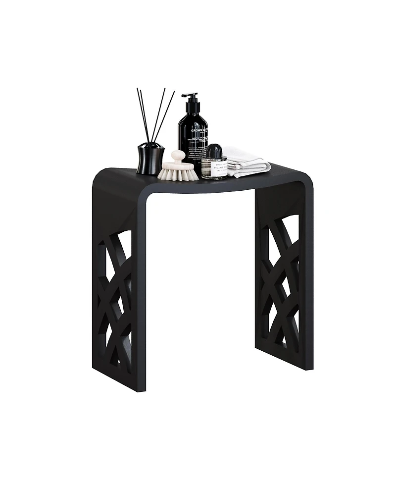 Casainc Freestanding Solid Surface Bathroom Shower Stool