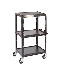ECR4Kids Av Media Cart, Black, 1