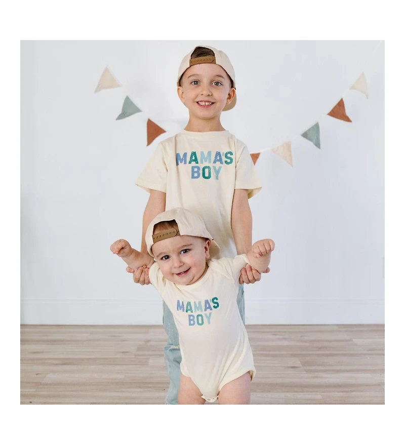Sweet Wink Toddler Boys Mama's Multi Short Sleeve T-Shirt