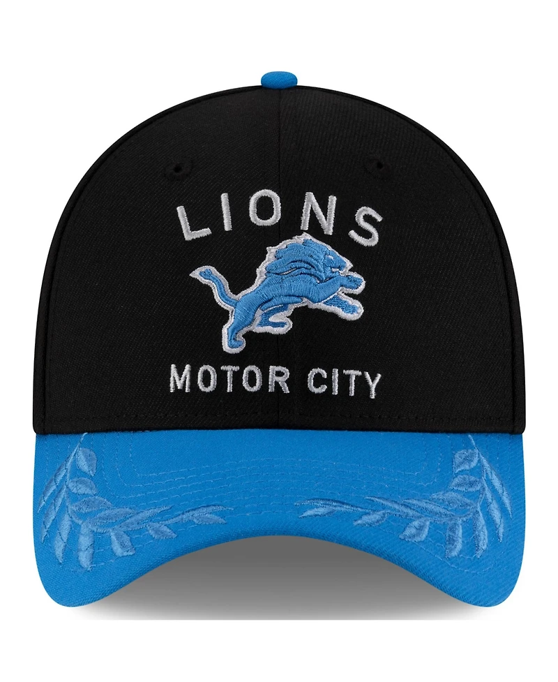 New Era Men's /Blue Detroit Lions 2025 Nfl Draft 39THIRTY Flex Hat