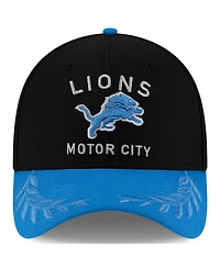 New Era Men's /Blue Detroit Lions 2025 Nfl Draft 39THIRTY Flex Hat