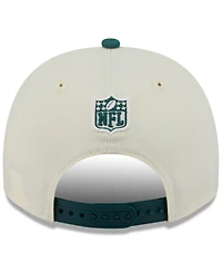 New Era Men's Cream/Green Philadelphia Eagles 2025 Nfl Draft A-Frame 9FIFTY Snapback Hat