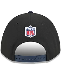 New Era Men's Black/Navy Chicago Bears 2025 Nfl Draft 9FORTY A-Frame M-Crown Adjustable Hat