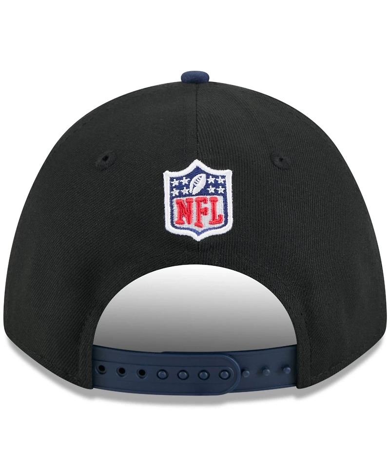 New Era Men's Black/Navy Tennessee Titans 2025 Nfl Draft 9FORTY A-Frame M-Crown Adjustable Hat