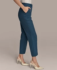 Donna Karan New York Women's Straight-Leg Pinstripe Pants