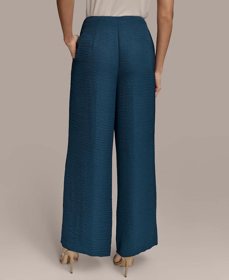Donna Karan New York Women's Textured Wide-Leg Pants