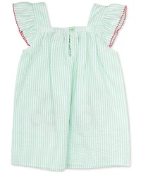 Rare Editions Baby Girls Cherry Seersucker Dress