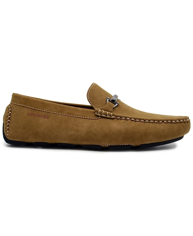 Alfani Men\'s Jennerr Genuine Leather Bit Slip-On Loafers Black Leather 9.5M Alfani | Shoes | Alfani Tyler Brown Leather Laceup Wingtip  main image 3