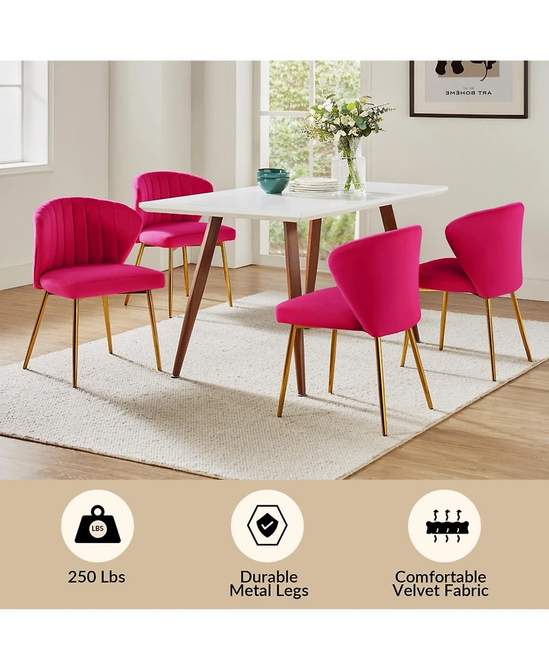Modern Milia Dining Chair Set of 2