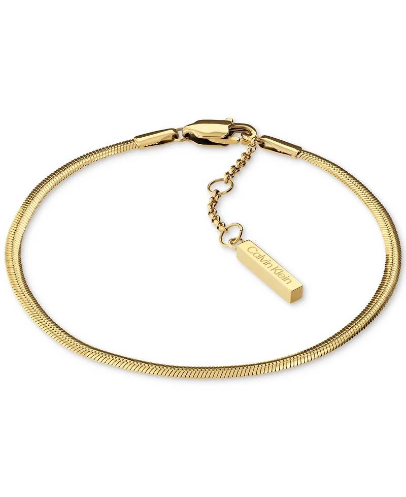 Calvin Klein Stainless Steel 3-Pc. Set Mixed Chain Bracelets