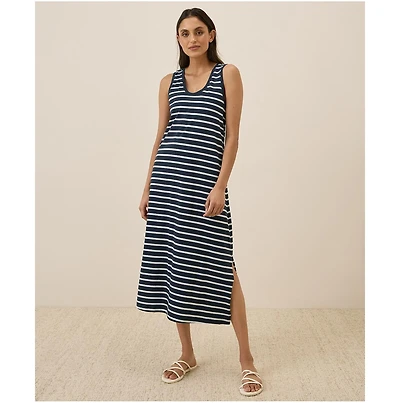 Pact Women's Organic Cotton Softspun Tank Midi Dress