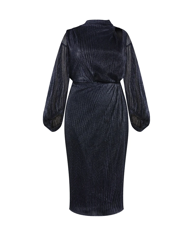 City Chic Plus Size Jaylee Mesh Dress