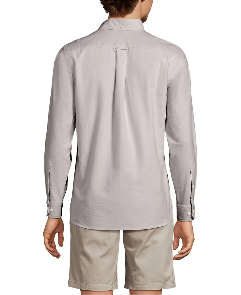 Lands' End Men's Traditional Fit Sail Rigger Oxford Shirt