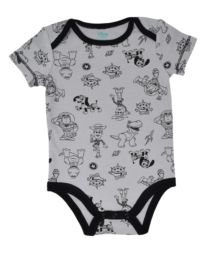 Toy Story Baby Boys 5 Pack Bodysuits