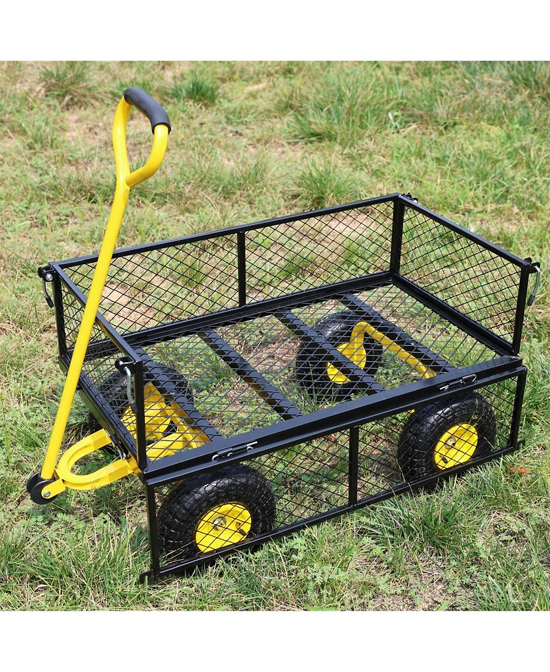 Cart Garden cart trucks make it easier to transport firewood