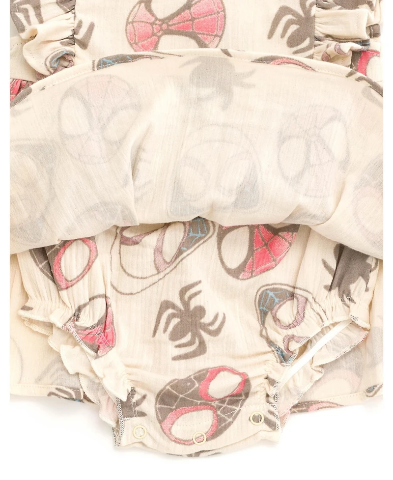 Spidey and His Amazing Friends Baby Girls Cotton Gauze Matching Family Dress