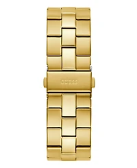 Guess Men's Analog Gold-Tone Stainless Steel Watch, 42mm
