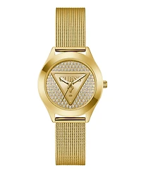 Guess Women's Analog Gold-Tone Mesh Watch, 34mm