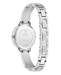Guess Women's Analog Silver-Tone Stainless Steel Watch, 30mm