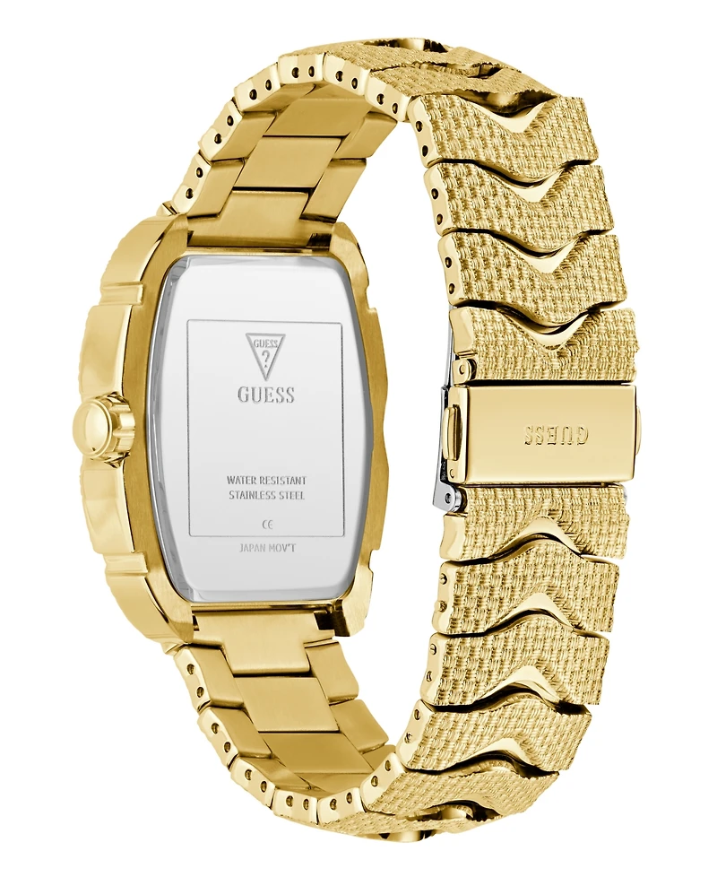 Guess Men's Multi-Function Gold-Tone Stainless Steel Watch, 40mm