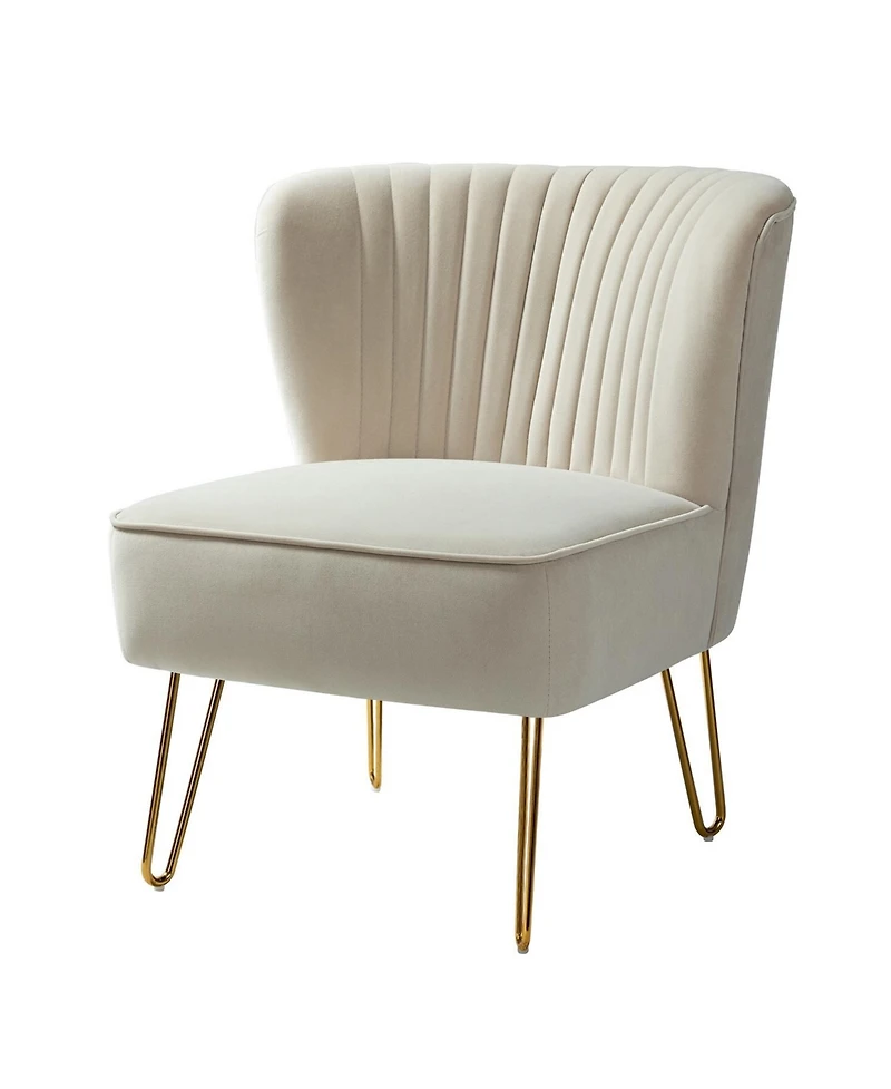 Wooden Upholstery Barto Side Chair with Tufted Back