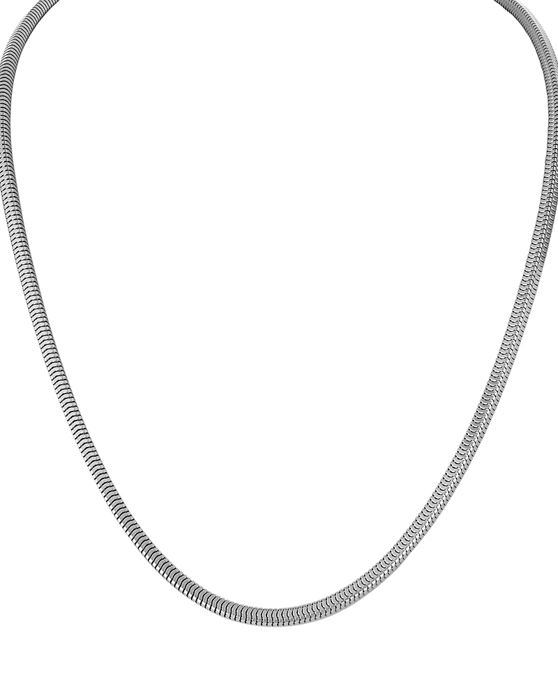 Bulova Men's Icon Sterling Silver 22" Chain Necklace