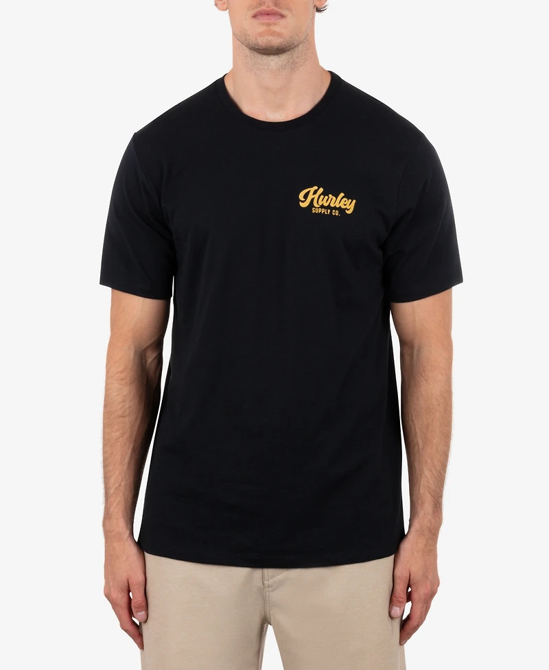 Hurley Men's Raceway Slub Short Sleeve T-Shirt