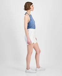 And Now This Women's Embroidered Cutwork Pull-On Shorts, Exclusively at Macy's