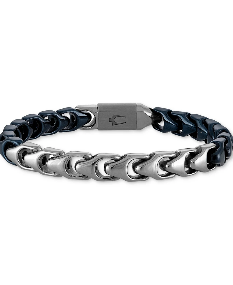 Bulova Men's Two-Tone Stainless Steel Link Bracelet