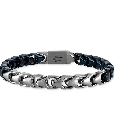 Bulova Men's Two-Tone Stainless Steel Link Bracelet