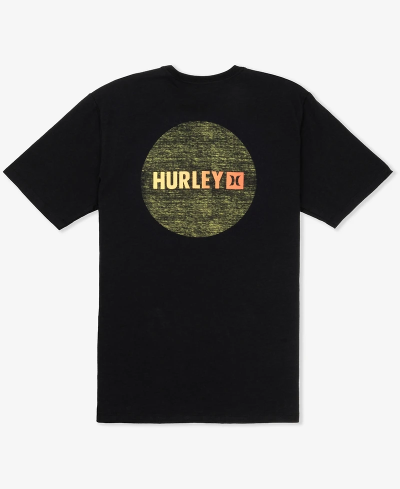 Hurley Men's Circle Gradient Short Sleeve T-Shirt