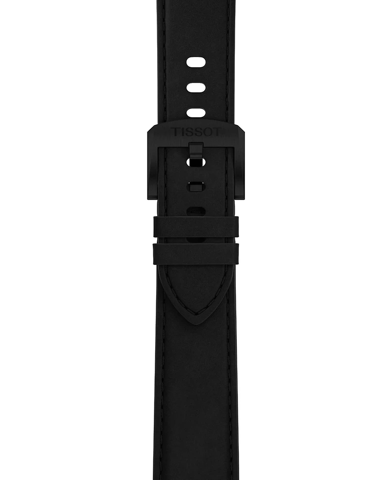 Tissot Men's Swiss Prc 100 Solar Quartz Leather Strap Watch 39mm
