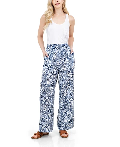 Fever Women's Print Drawstring Pant