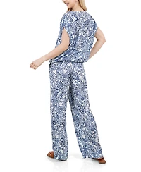 Fever Women's Print Drawstring Pant