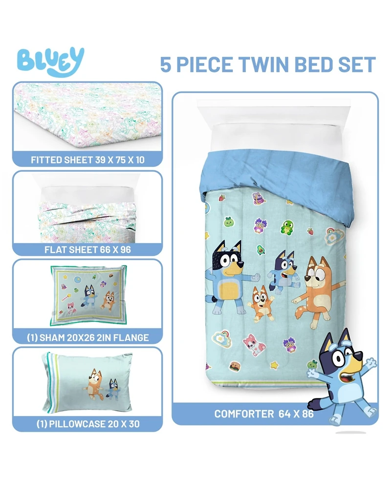 Bluey Dance Bed Set Full