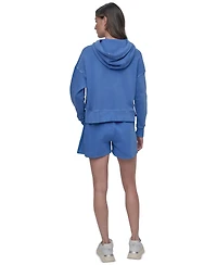 Dkny Sport Women's Cotton Embroidered Logo Pullover Hoodie