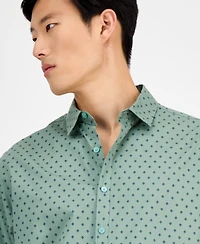 Alfani Men's Geo-Pattern Shirt, Exclusively at Macy's