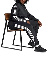 adidas Plus Size Essentials Tricot Three Stripes Track Jacket
