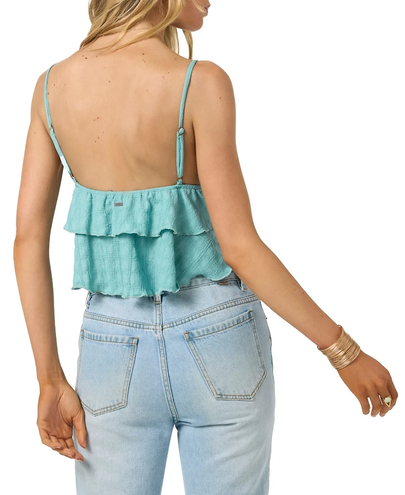 O'Neill Juniors' Chloey Sleeveless Flowy Tank Top