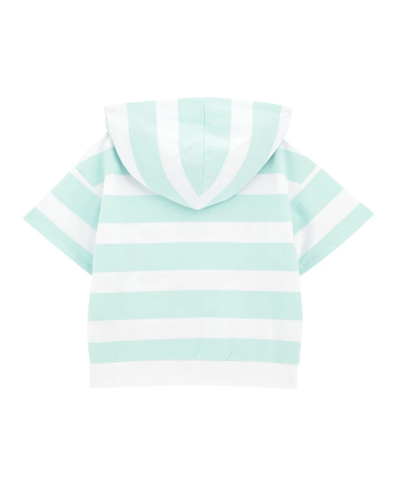 Guess Big Girls Hooded Short Sleeve Active Top