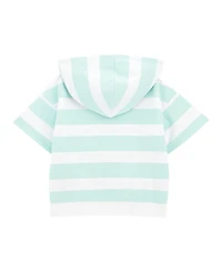 Guess Big Girls Hooded Short Sleeve Active Top