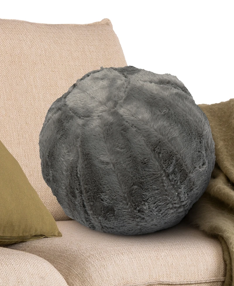 Cheer Collection Ultra Soft Ball Decorative Pillow, 10" x