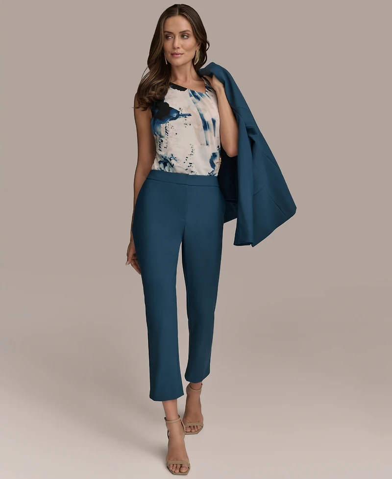 Donna Karan New York Petite Slim-Leg Ankle Pants