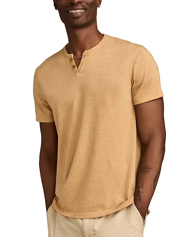 Lucky Brand Men's Venice Burnout Notch Neck Tee T-shirts