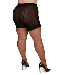 MeMoi Plus Curvy Silky Sheer Control Top Pantyhose Mm-2240