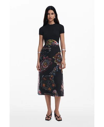 Desigual Women's Dress designed by Mr. Christian Lacroix