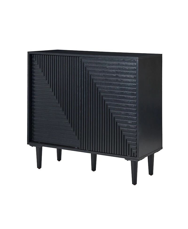 Alfred 34" Tall -Door Accent Cabinet with Adjustable Shelves