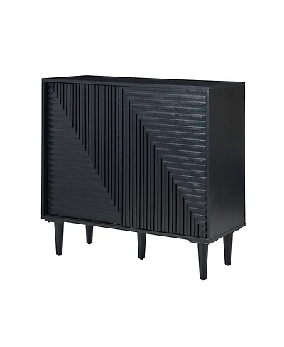 Alfred 34" Tall -Door Accent Cabinet with Adjustable Shelves