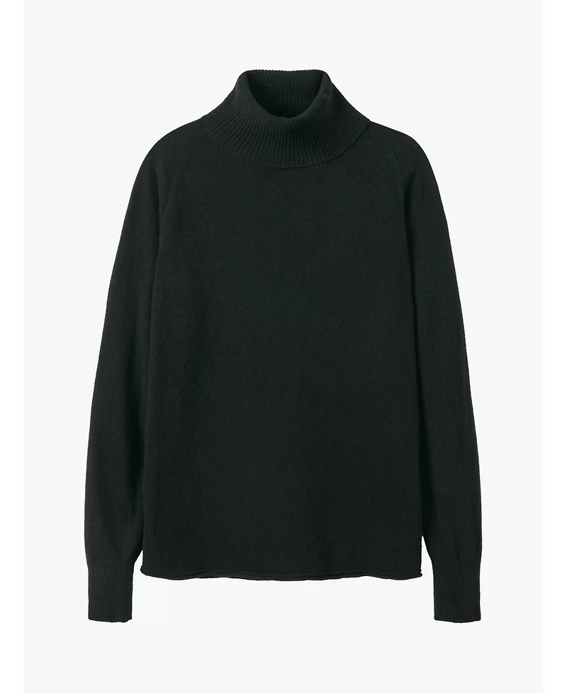 Celtic & Co. Women's Geelong Wool Slouch Turtleneck Sweater