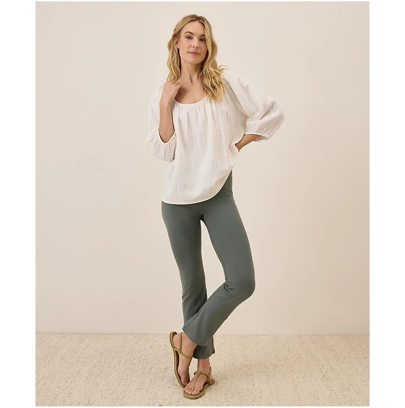 Pact Women Cotton On the Go-To Cropped Bootcut Legging